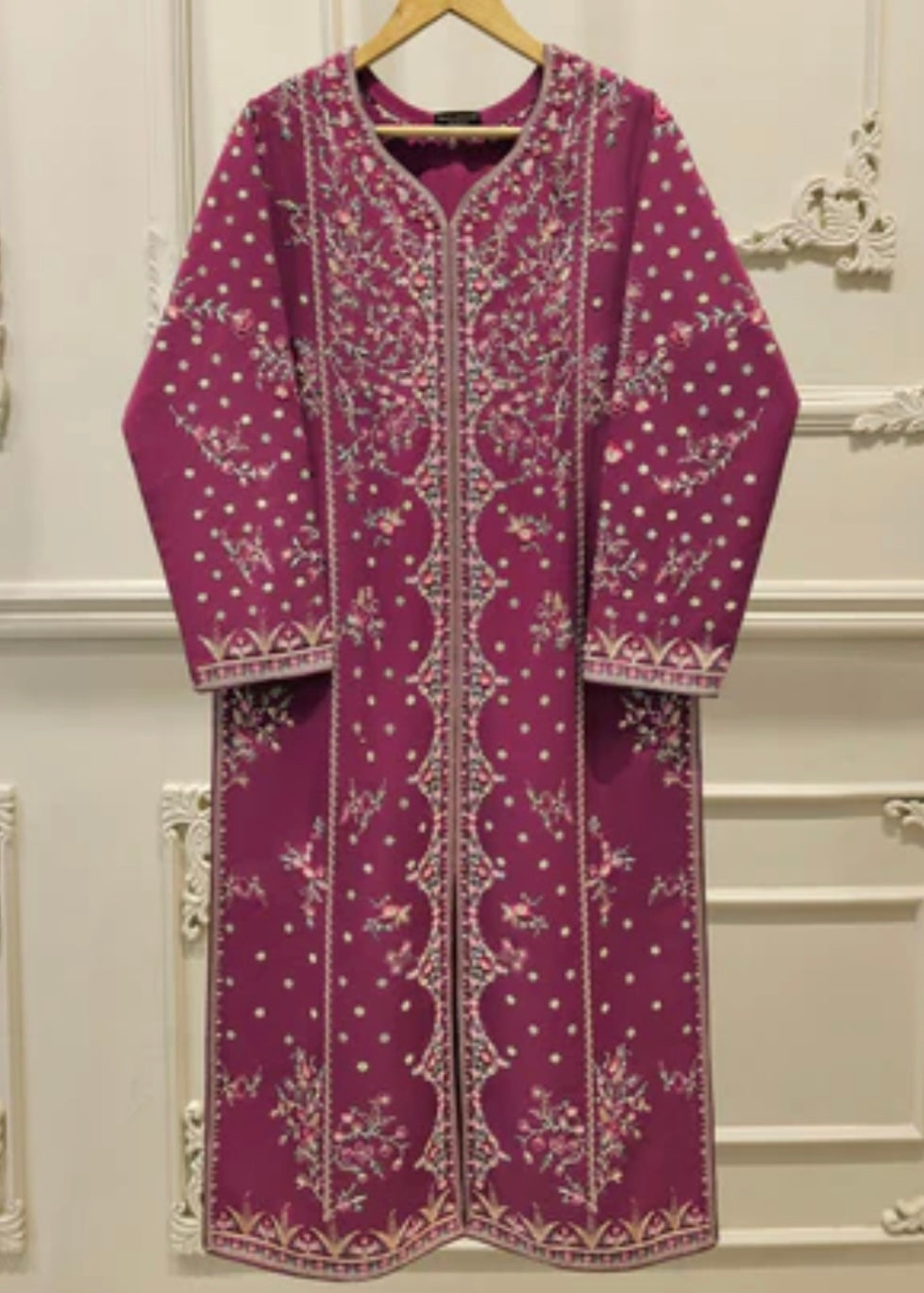 Lawn embroidered suit- Agha Noor