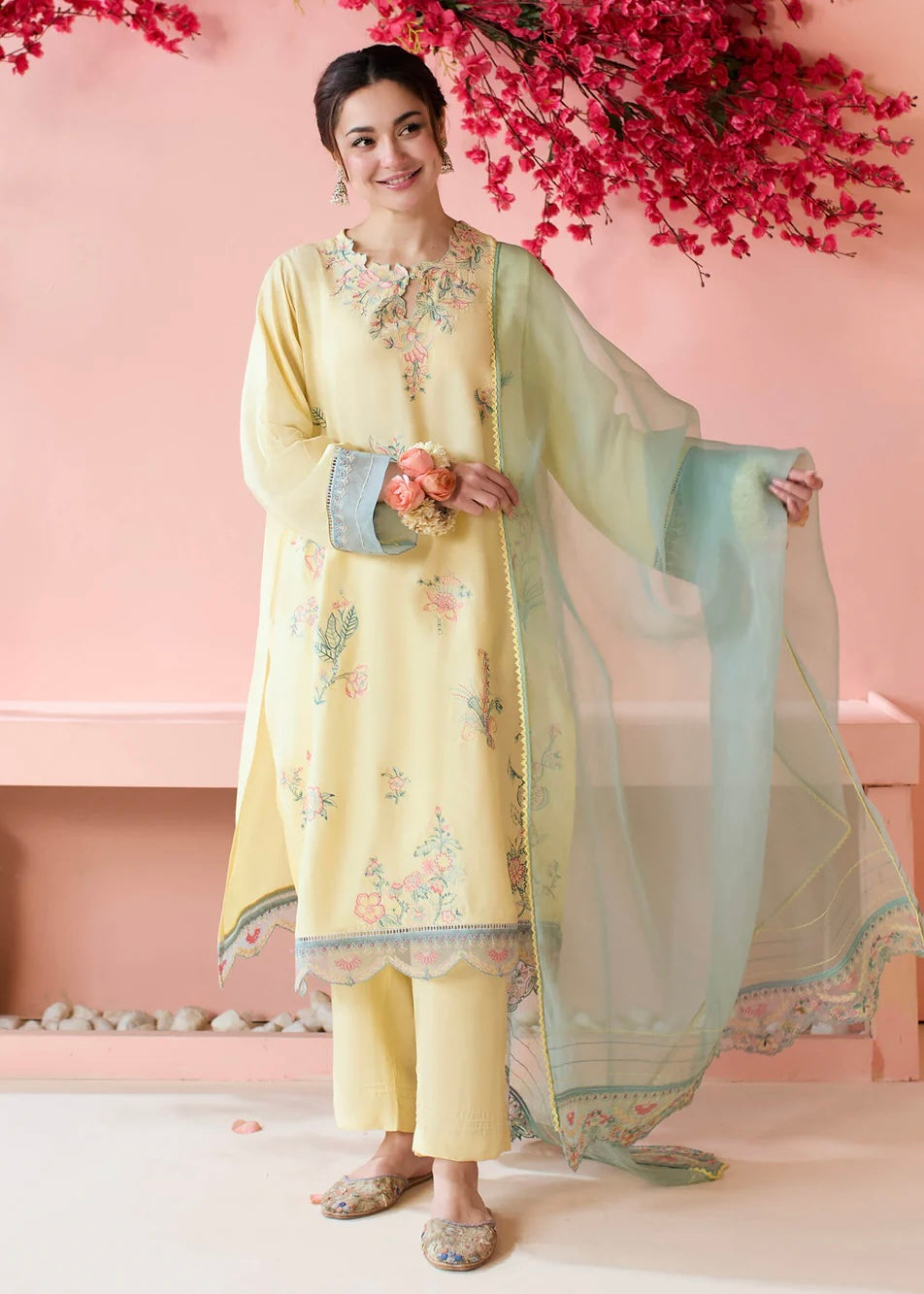 3pc Embroided suit- Mishka by Misha lakhani