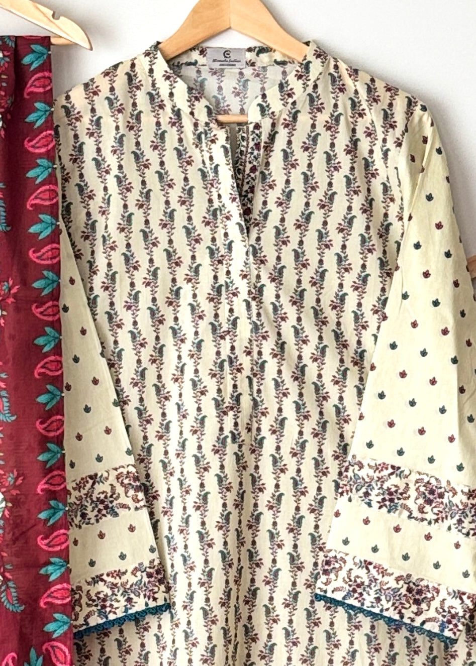 Printed lawn suit 02 - SAPPHIRE