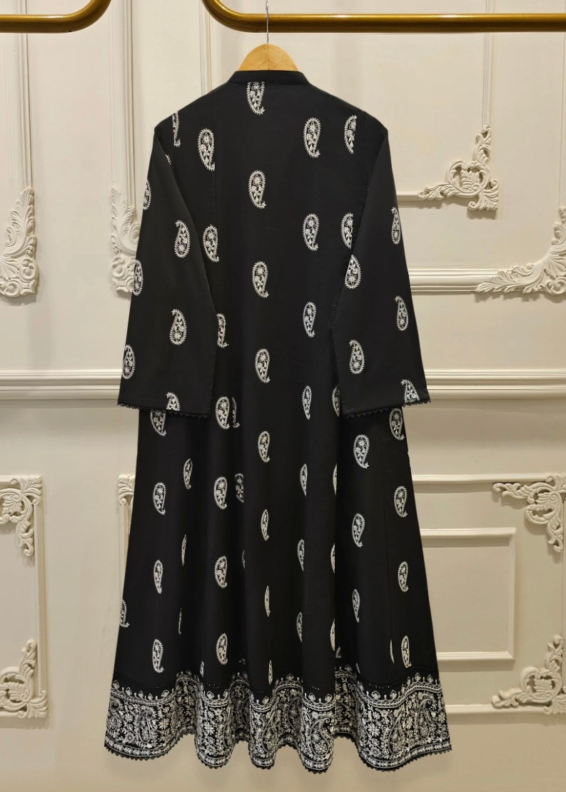 Lawn embroidered suit- Agha Noor