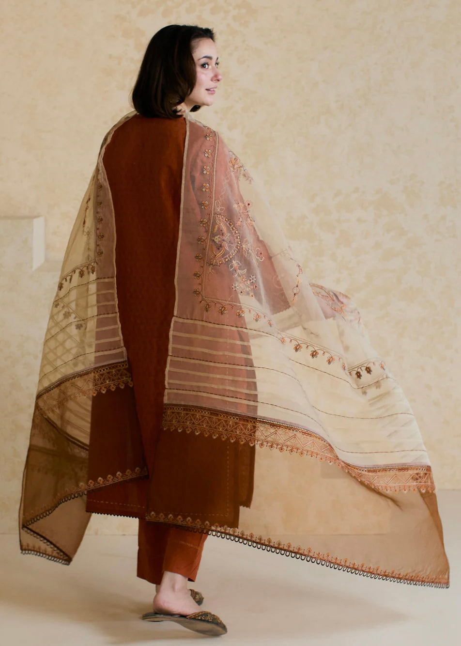 3pc Embroided suit- Mishka by Misha lakhani