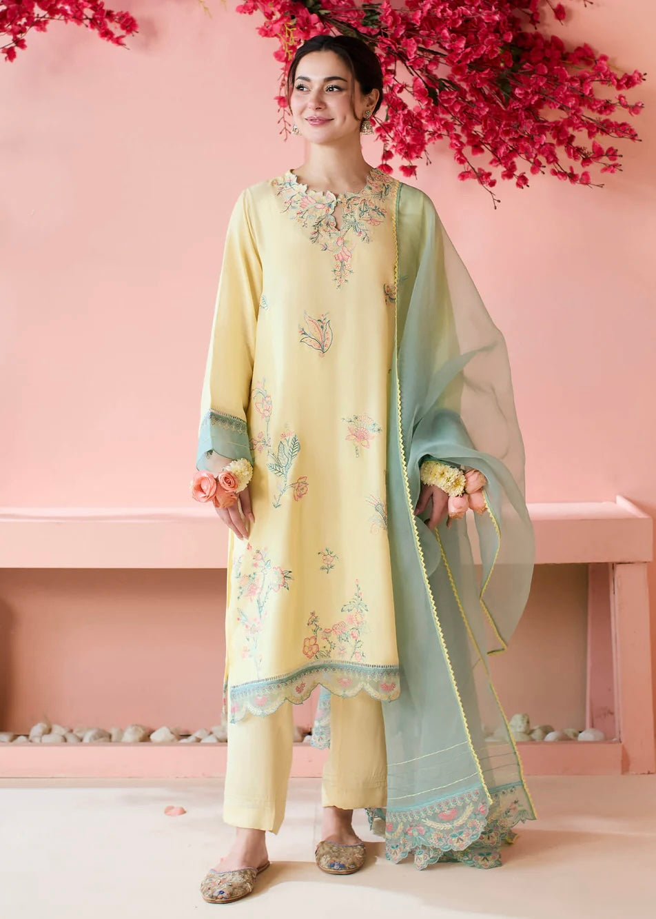3pc Embroided suit- Mishka by Misha lakhani