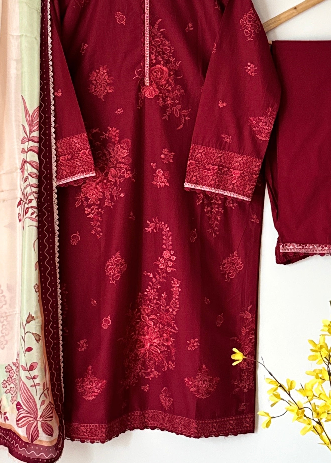 MLawn embroidered suit- Zara Shahjahan