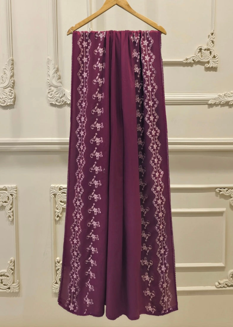 Lawn embroidered suit- Agha Noor