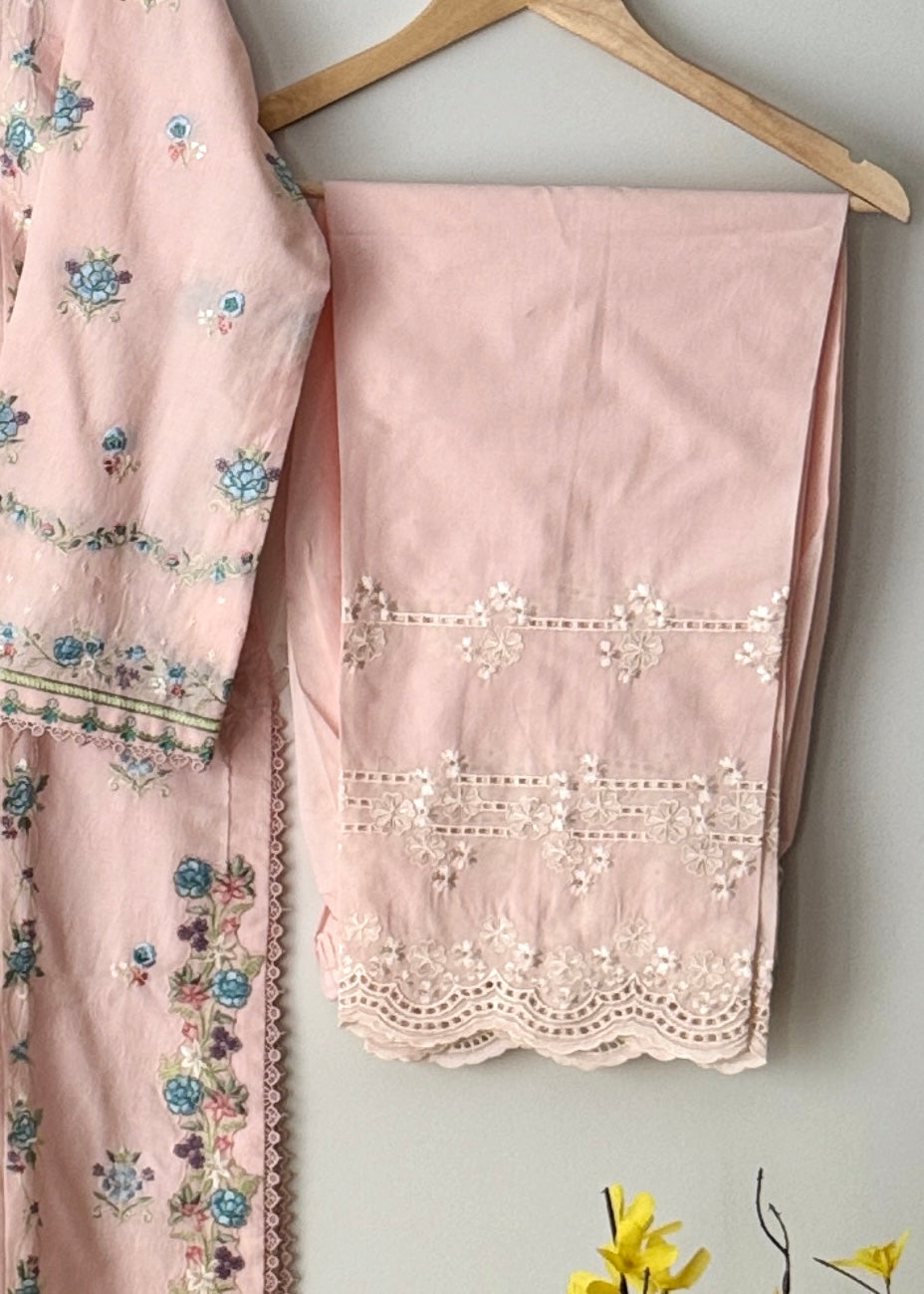 Lawn embroidered suit- Zara Shahjahan