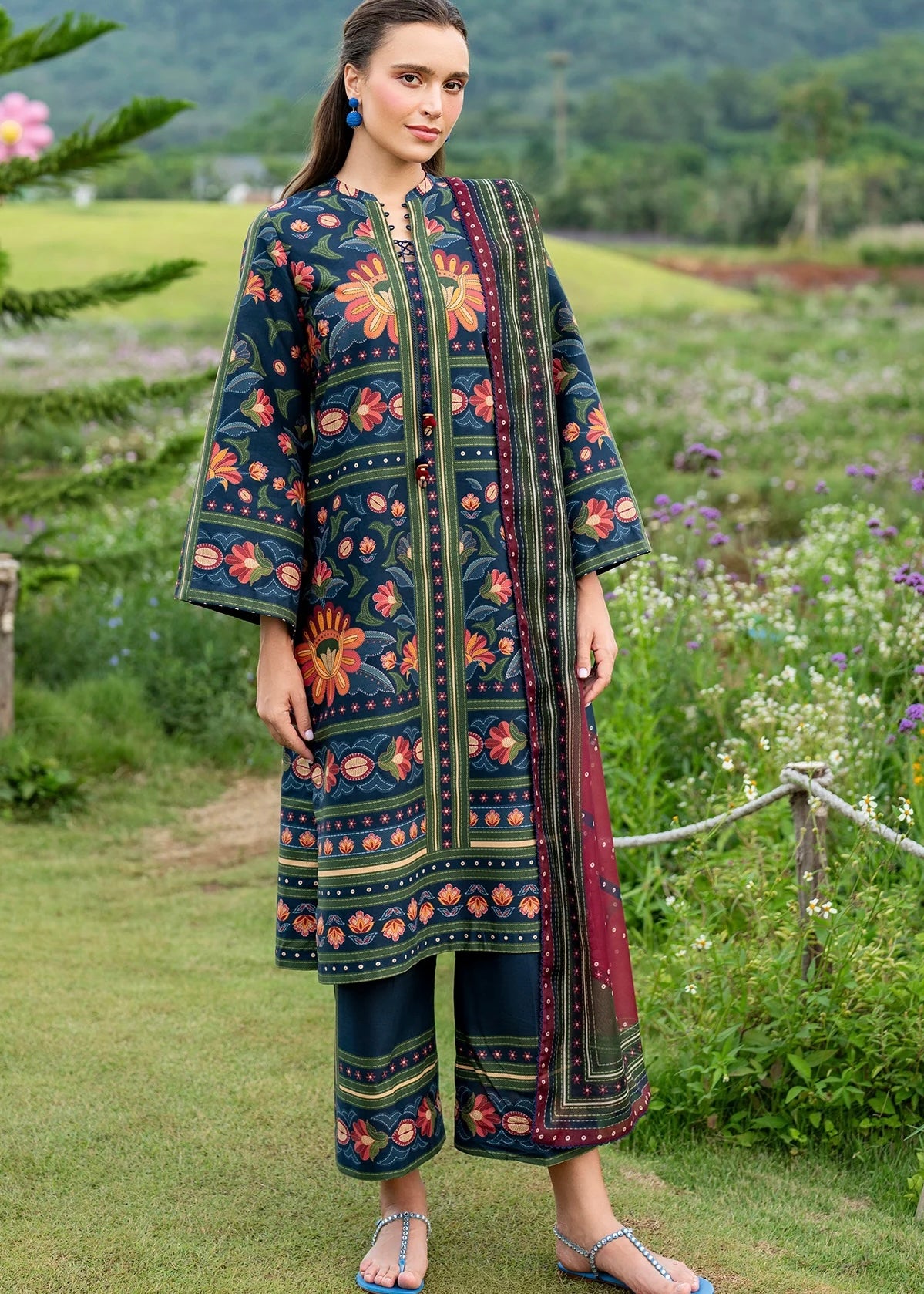 Digital printed lawn 01 - Basic