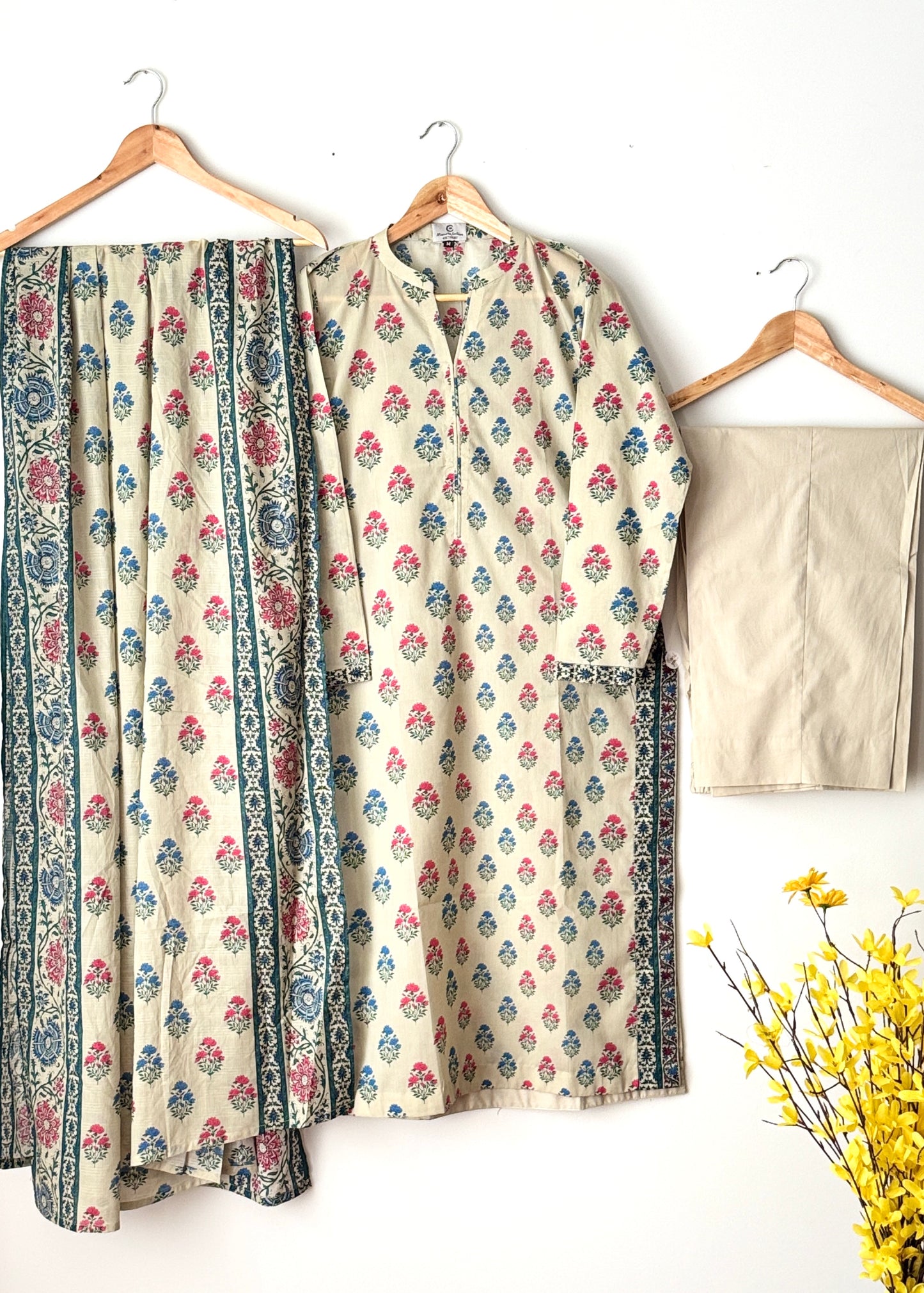 Printed lawn suit 04 - SAPPHIRE