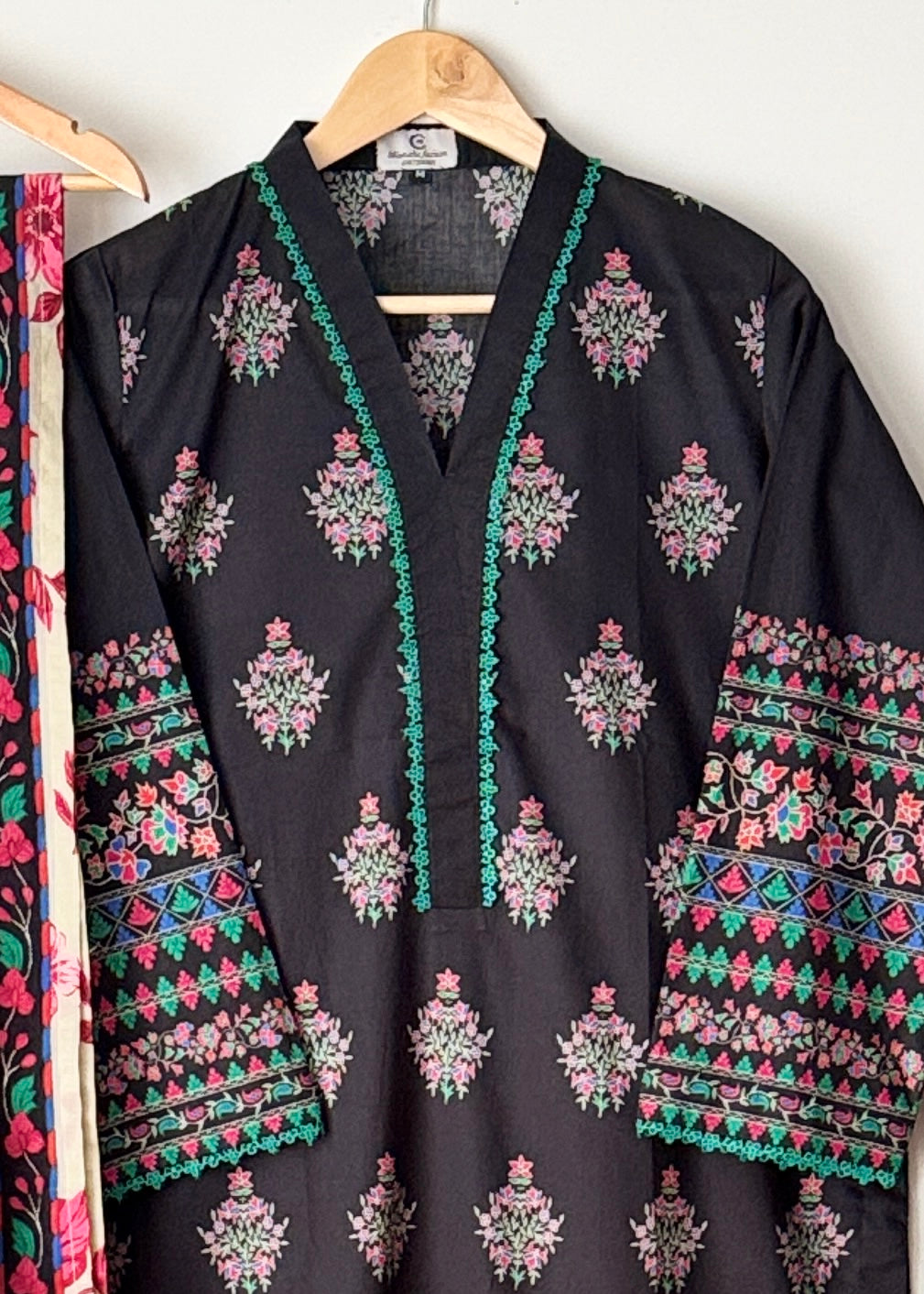 Printed lawn suit 01 - SAPPHIRE