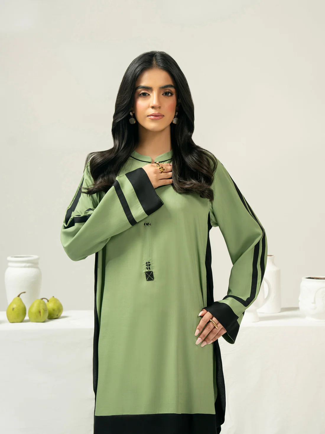 Viscose cord set - Limelight