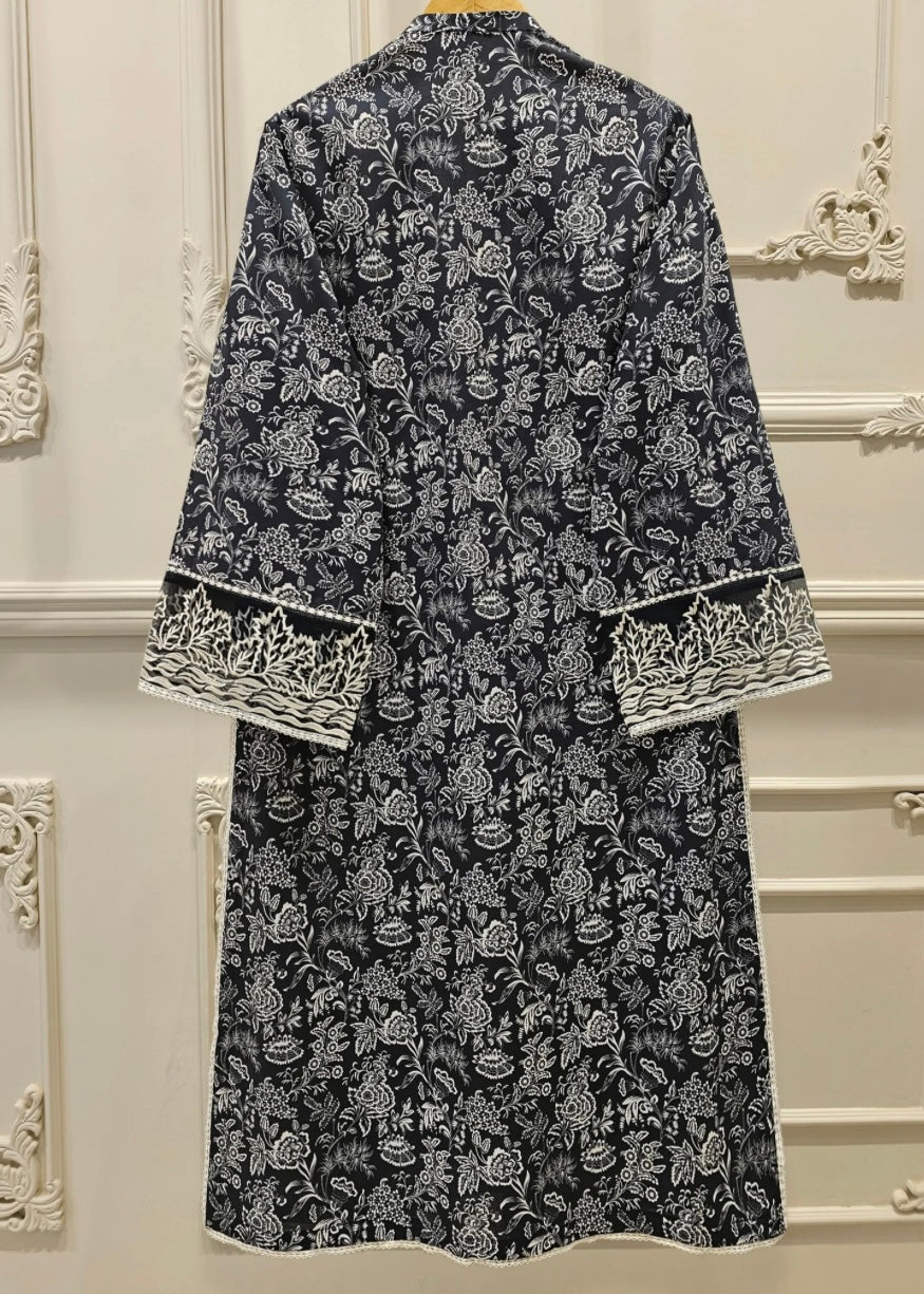 Lawn embroidered suit- Agha Noor