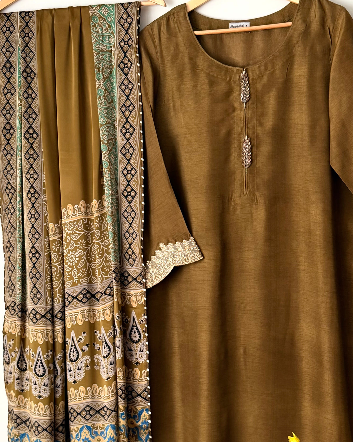 Zarqa - Korean raw silk suit