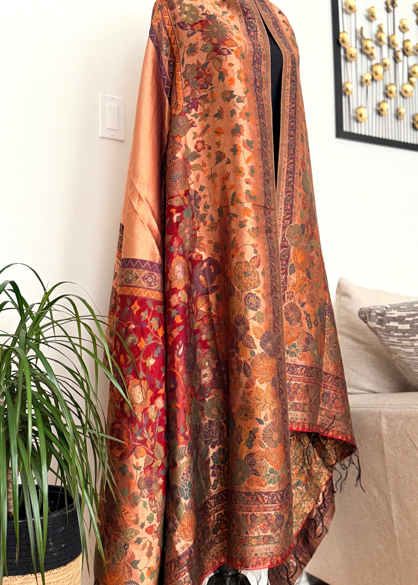 Moonlight Kani pashmina shawl