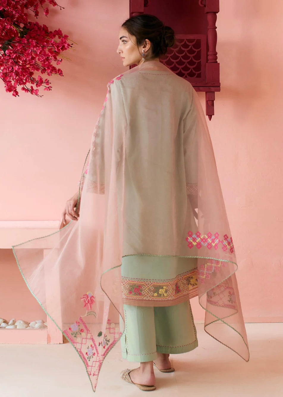 3pc Embroided suit- Mishka by Misha lakhani