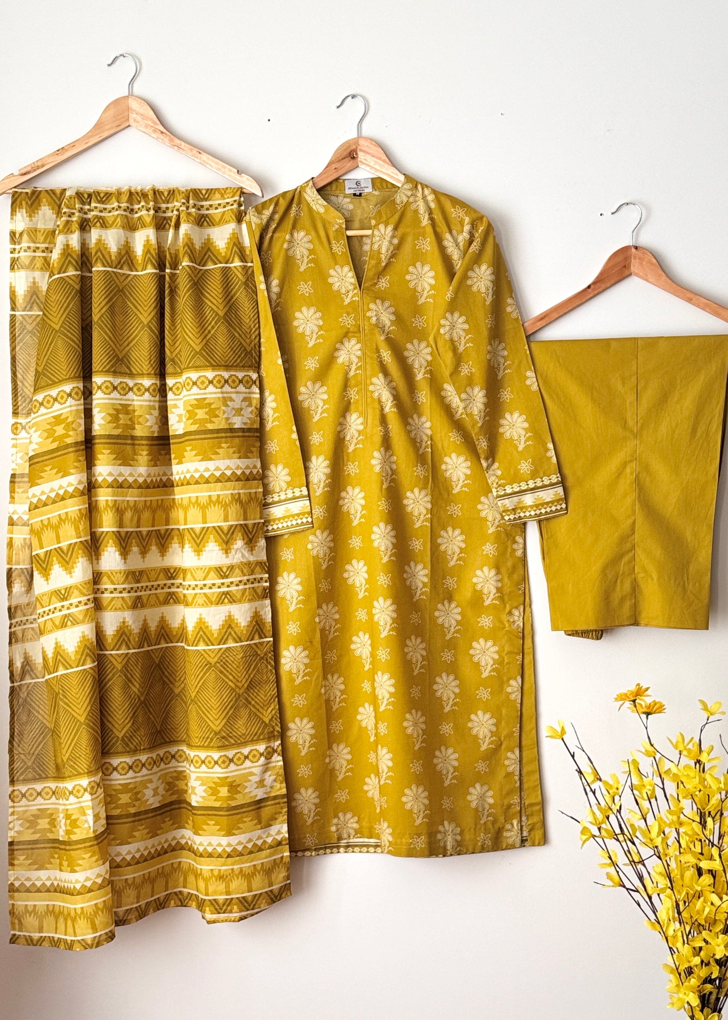 Printed lawn suit 08 - SAPPHIRE
