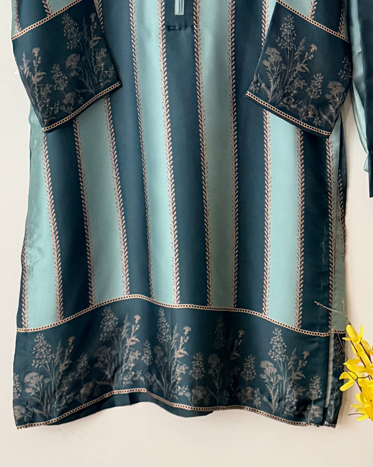 Printed silk