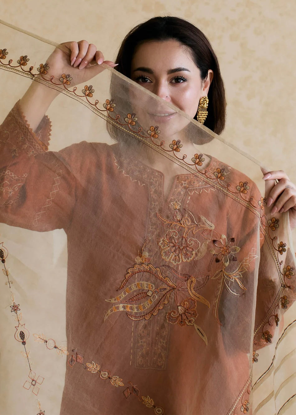 3pc Embroided suit- Mishka by Misha lakhani