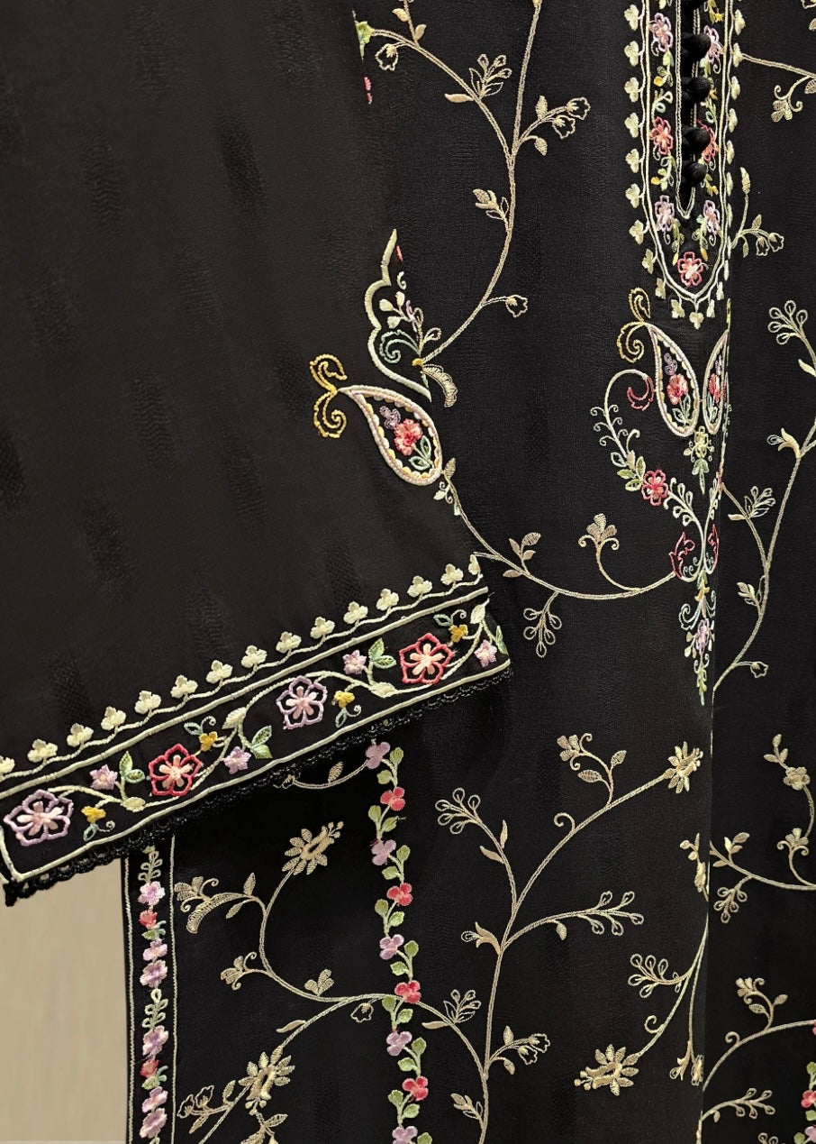 Lawn embroidered suit- Agha Noor