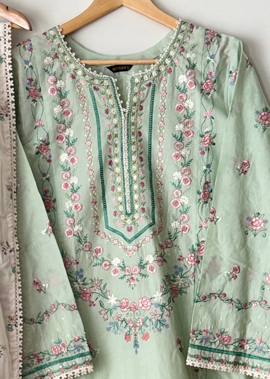 Lawn embroidered suit- Zara Shahjahan