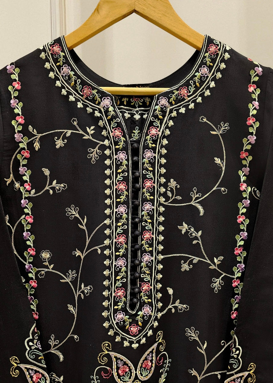Lawn embroidered suit- Agha Noor