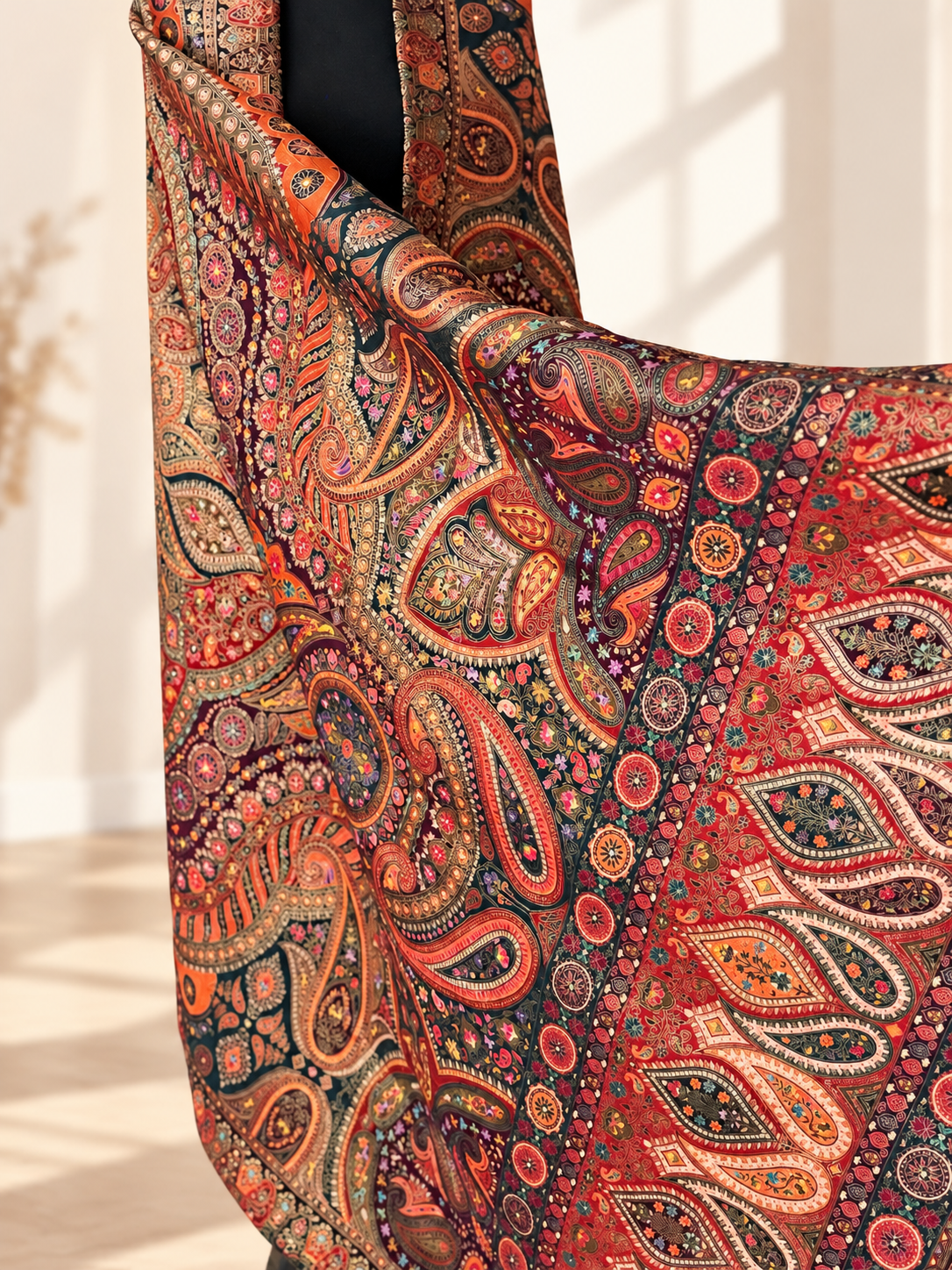 Meena Kari shawl