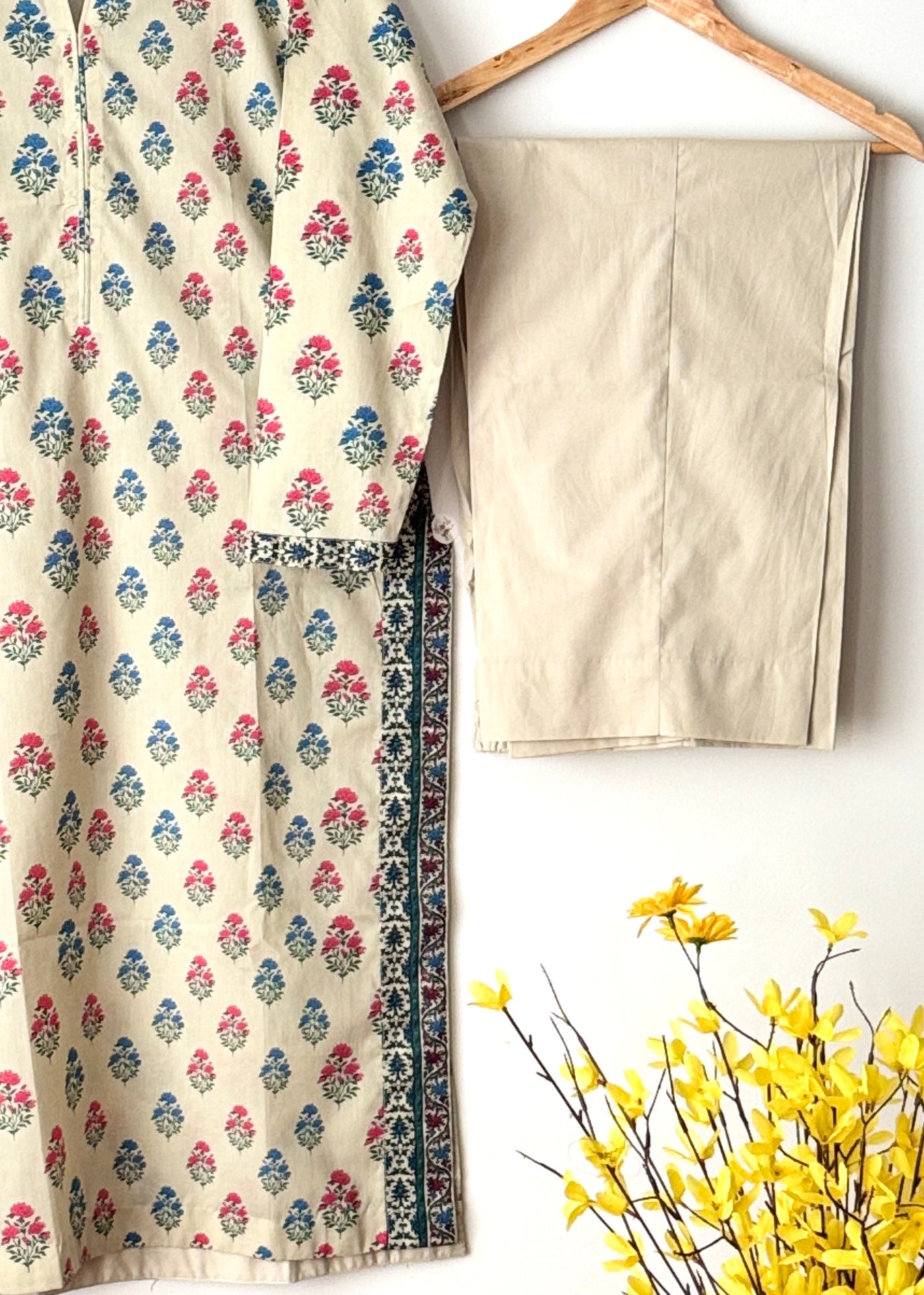 Printed lawn suit 04 - SAPPHIRE