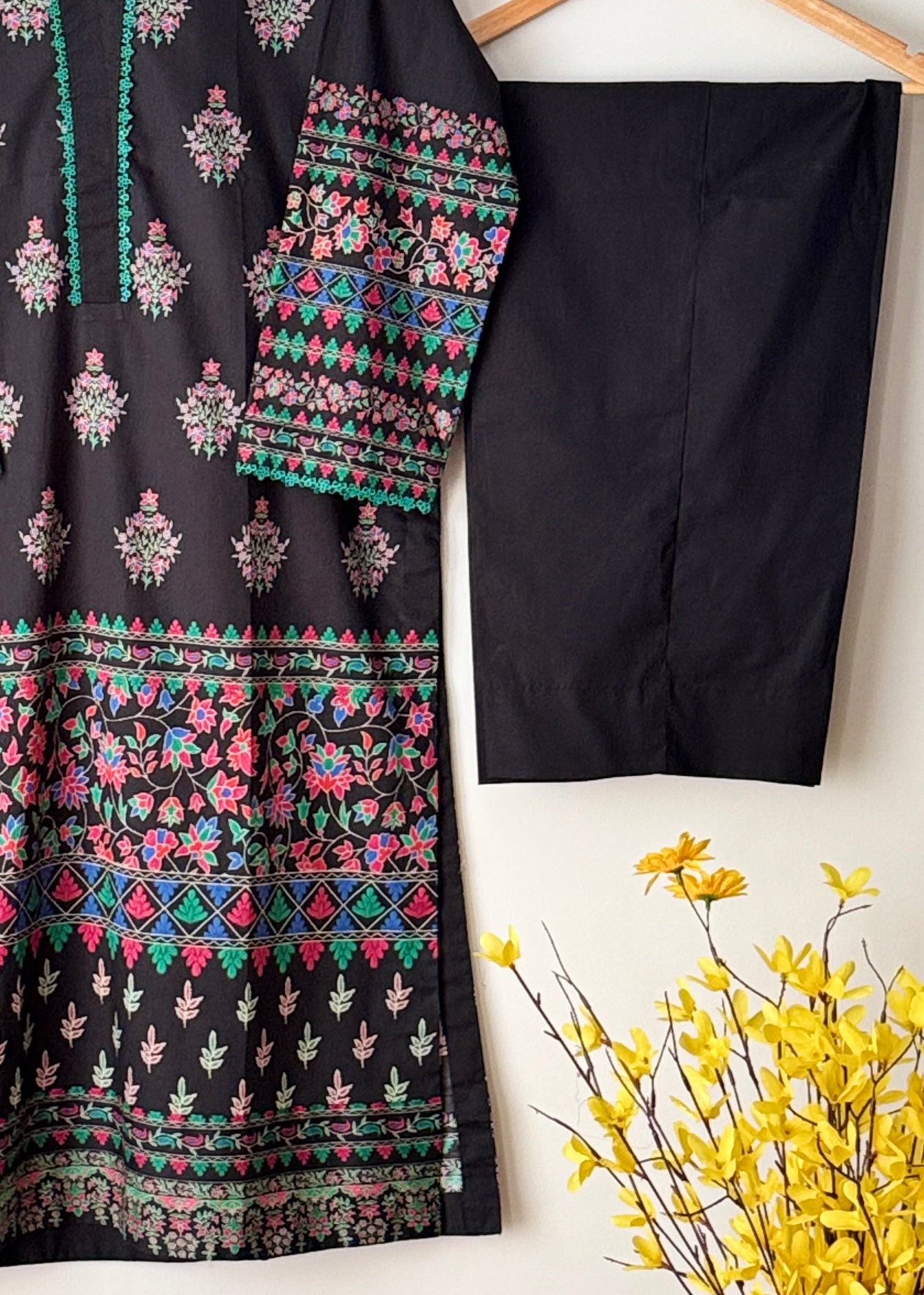 Printed lawn suit 01 - SAPPHIRE