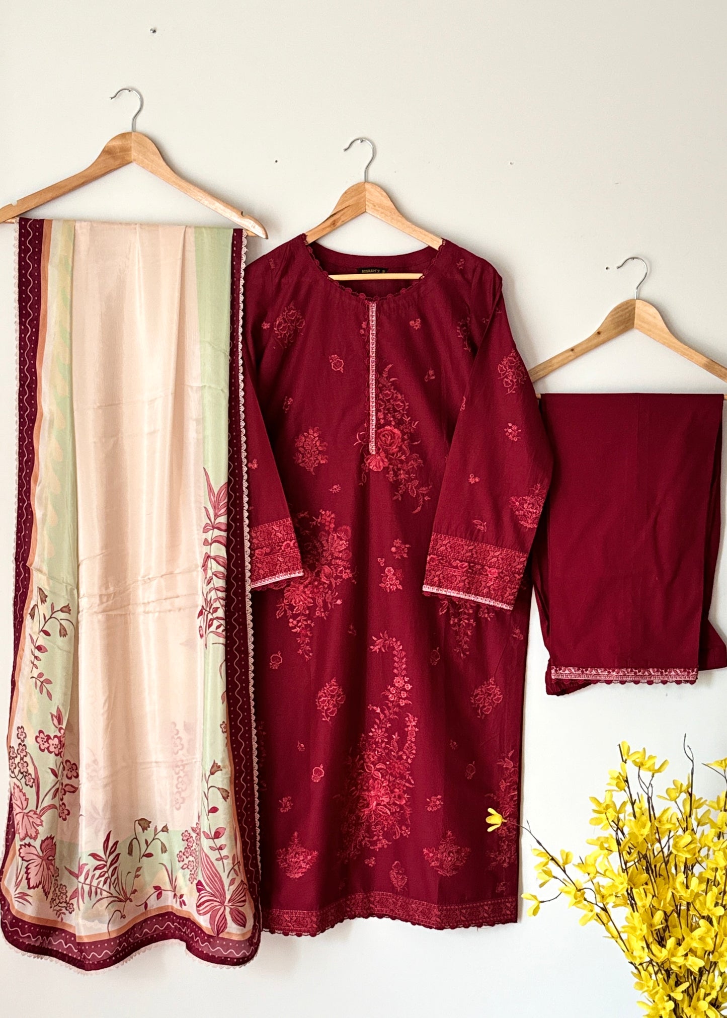 MLawn embroidered suit- Zara Shahjahan