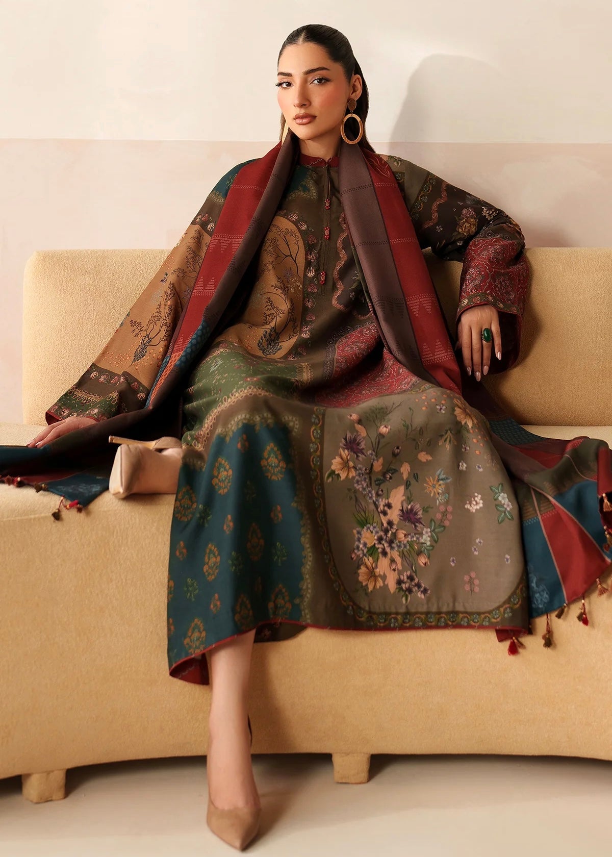 Digital printed viscose - Baroque