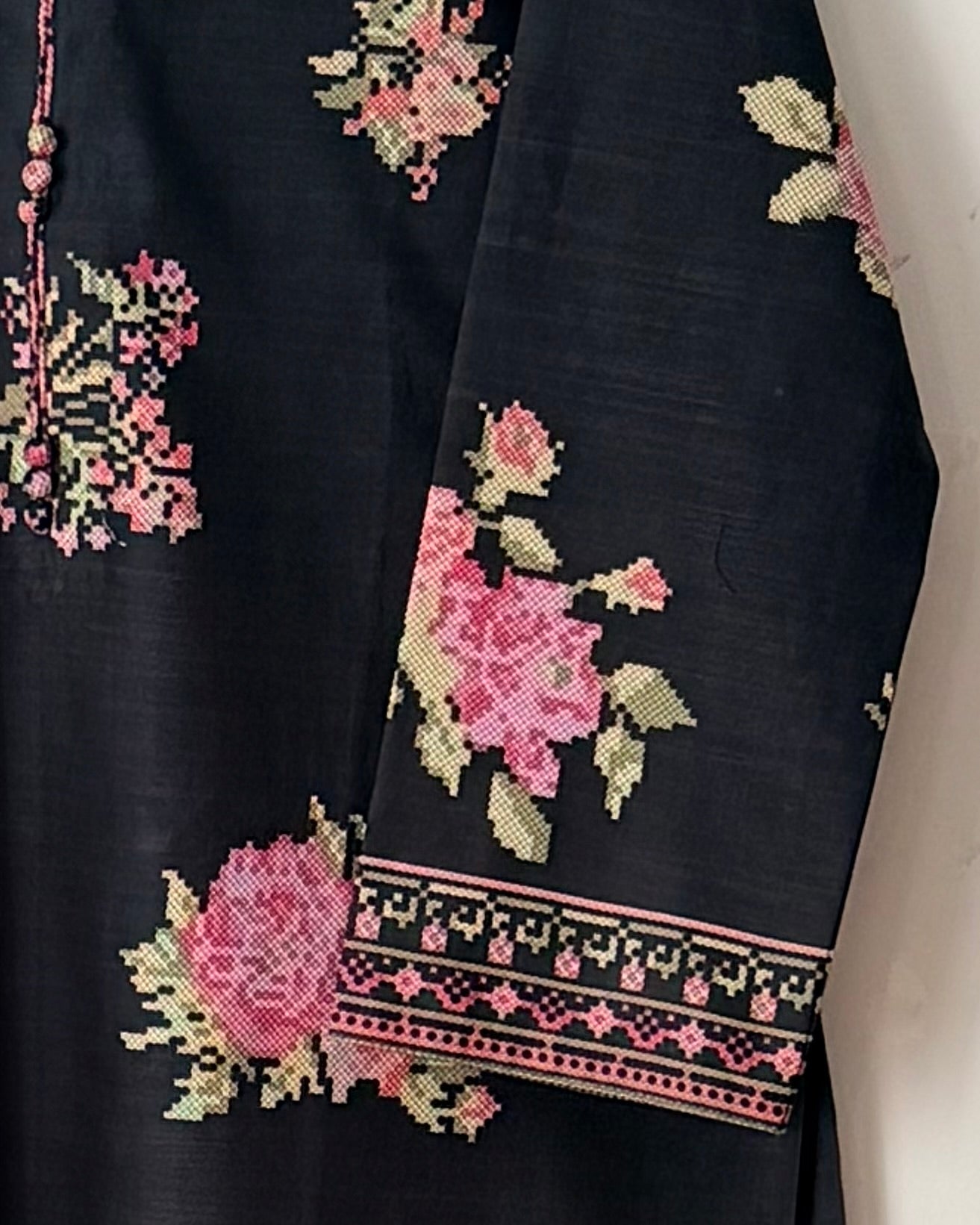 Printed lawn - Limelight