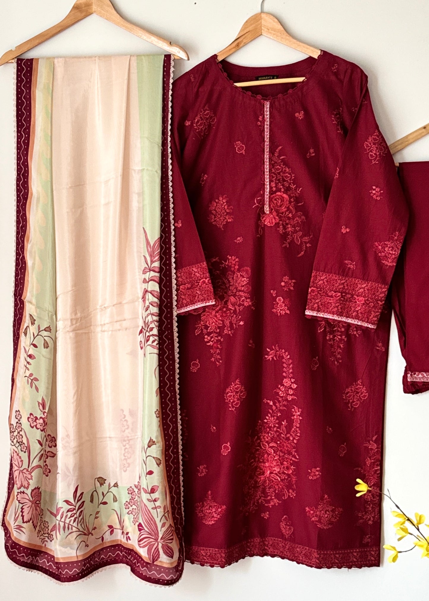 MLawn embroidered suit- Zara Shahjahan