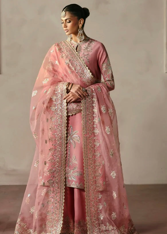 Embroidered raw silk - Afrozeh