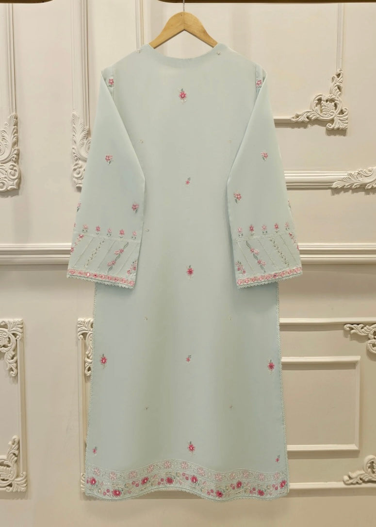 Lawn embroidered suit- Agha Noor