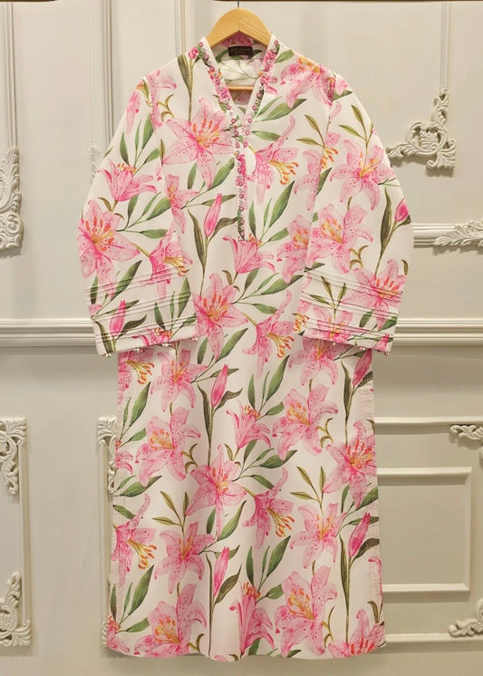 Cambric shirt - Agha noor