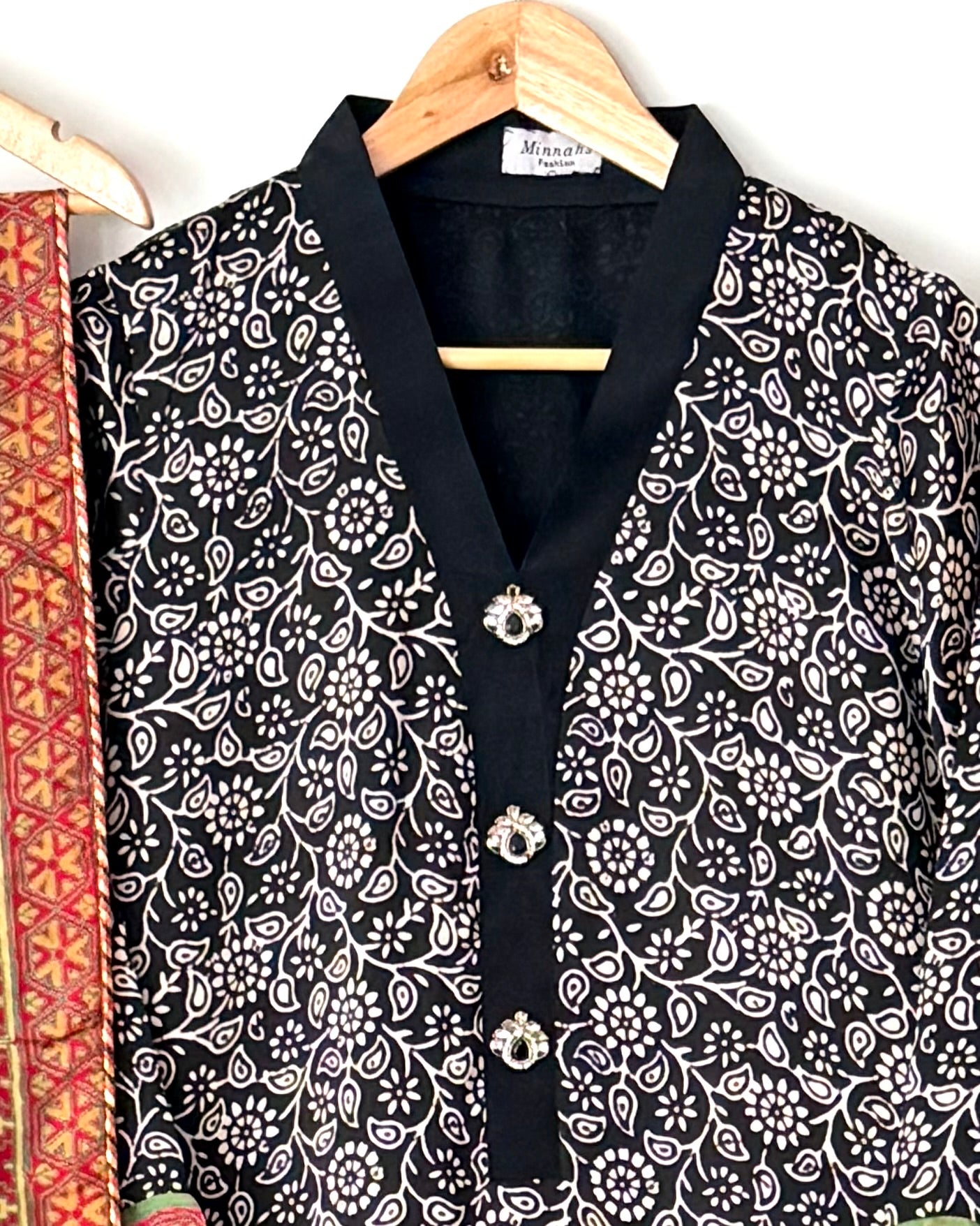 Block printed shamoze