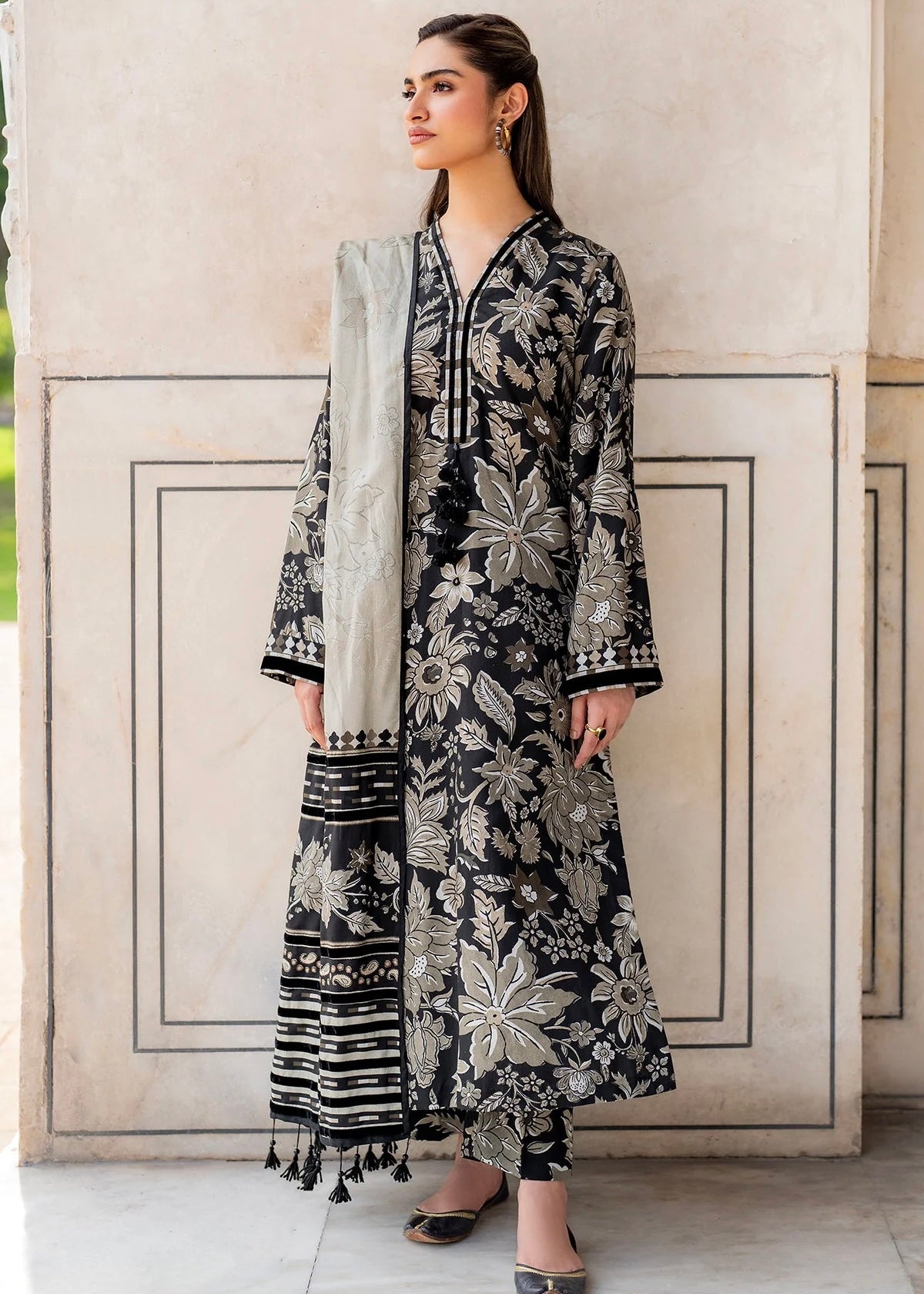Digital printed viscose - Baroque