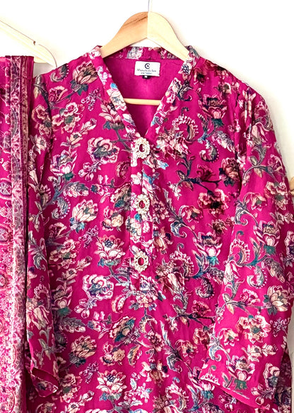 Chiffon palachi suit