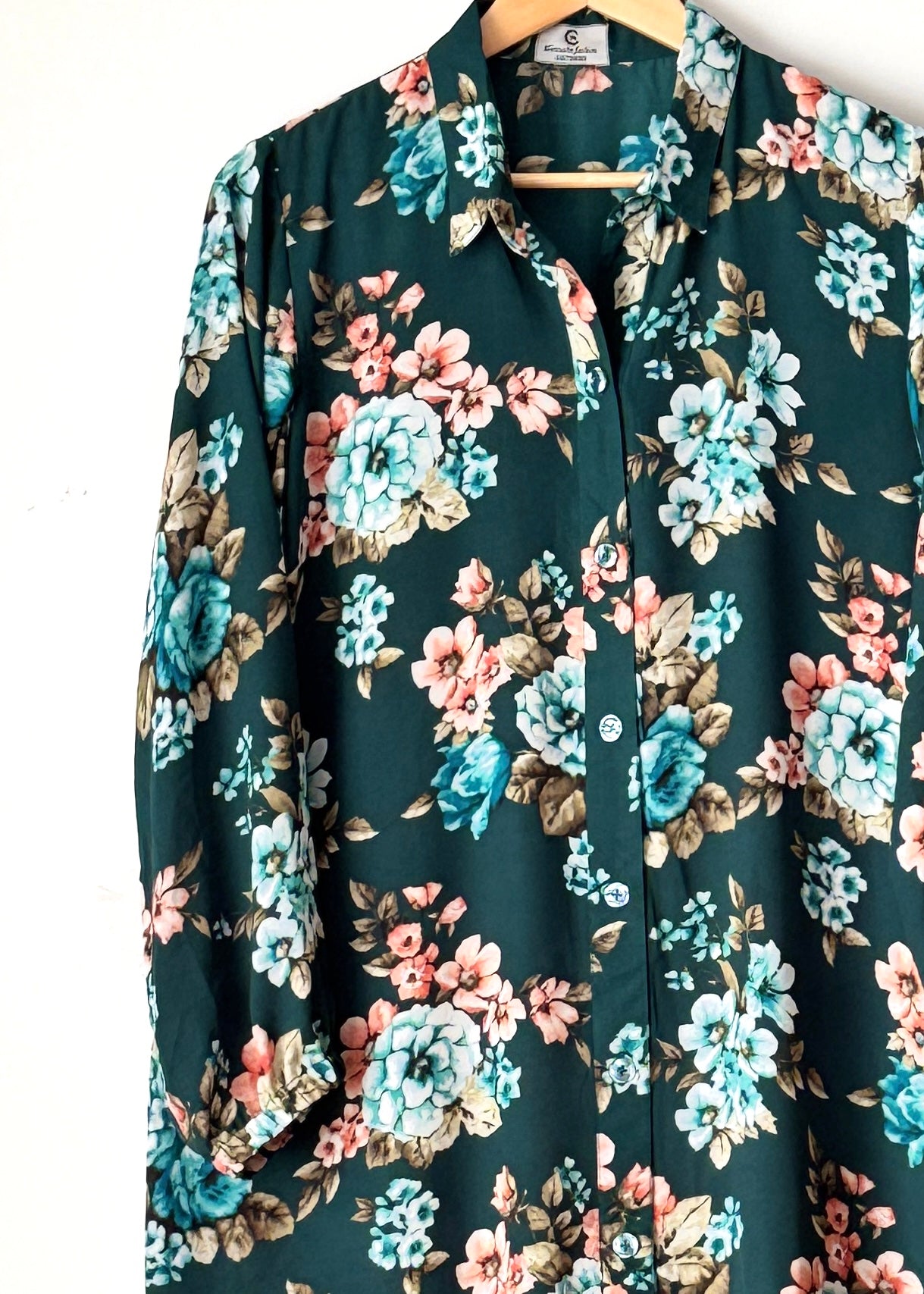 Printed georgette - long shirt