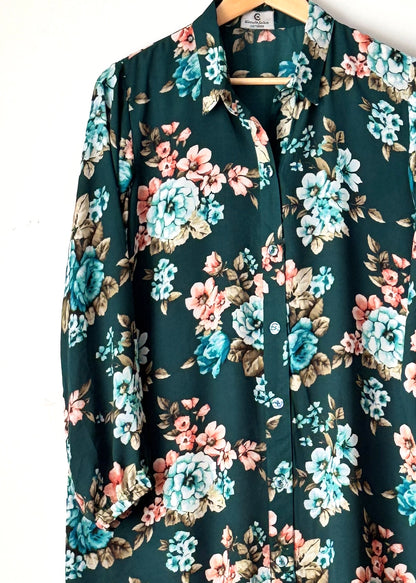 Printed georgette - long shirt