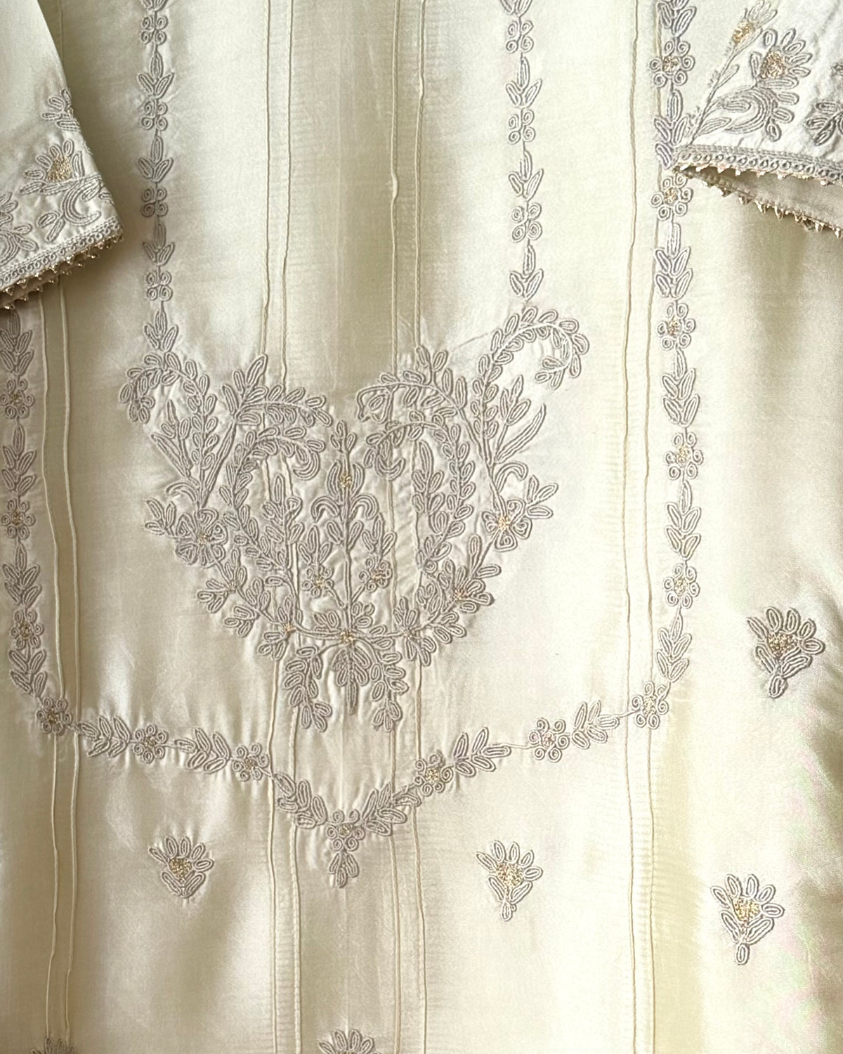 Bahar - Embroidered Sheesha silk