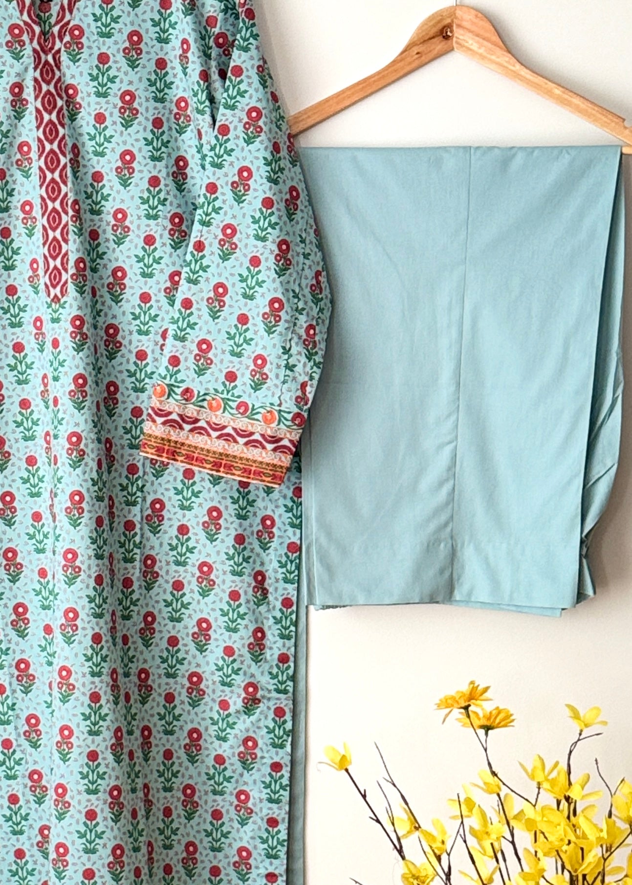 Printed lawn suit 05 - SAPPHIRE