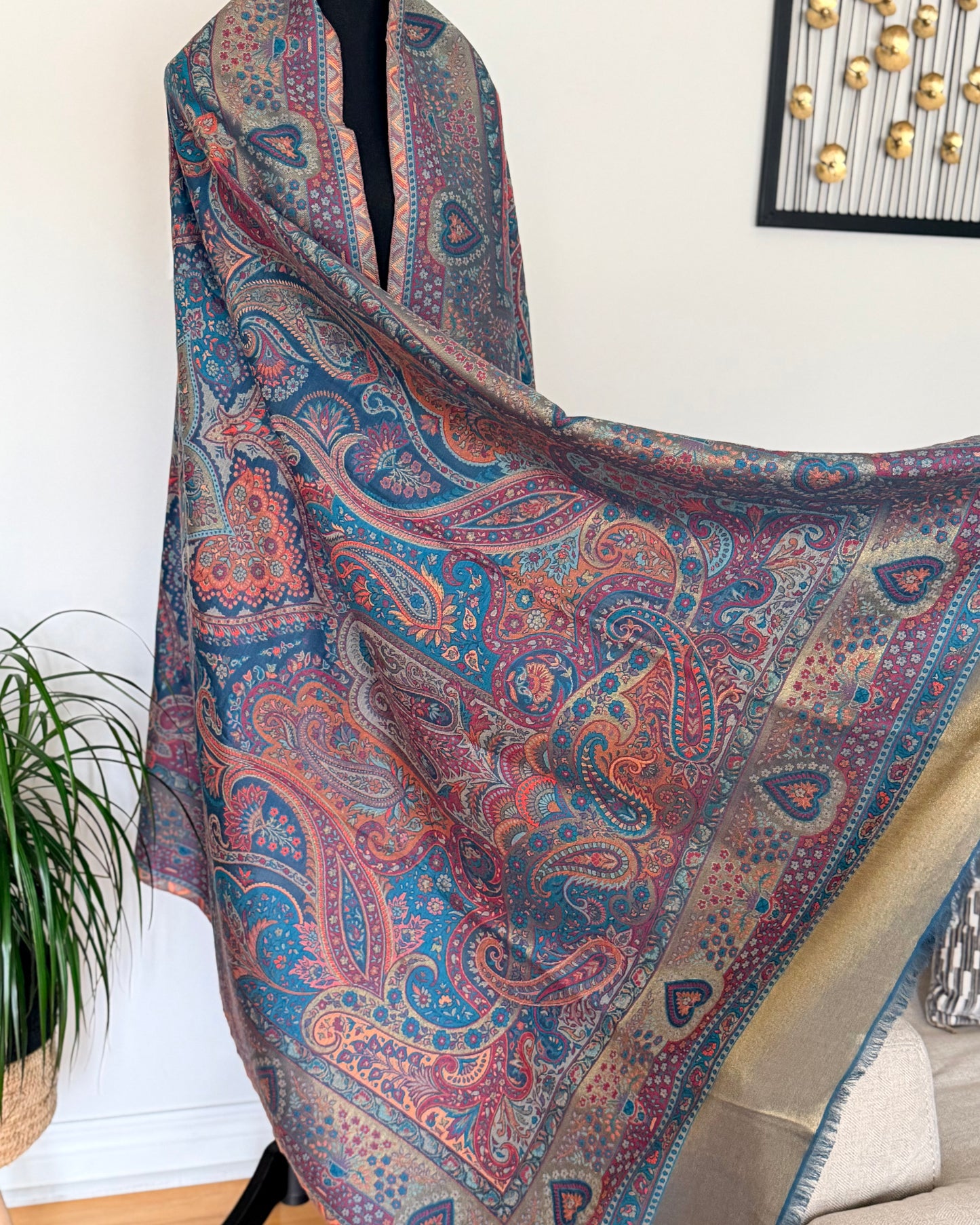 Kani woven jamawar shawl