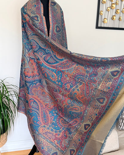 Kani woven jamawar shawl