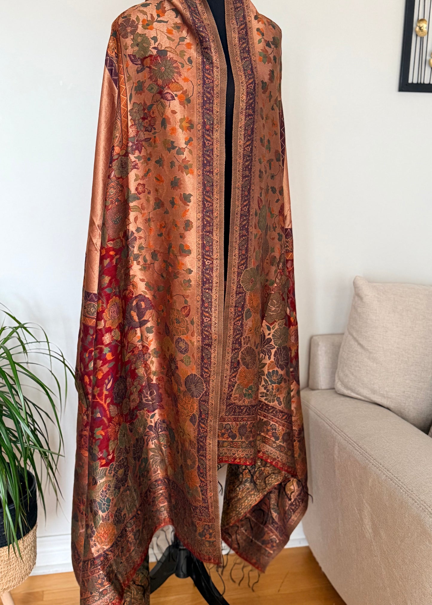 Moonlight Kani pashmina shawl