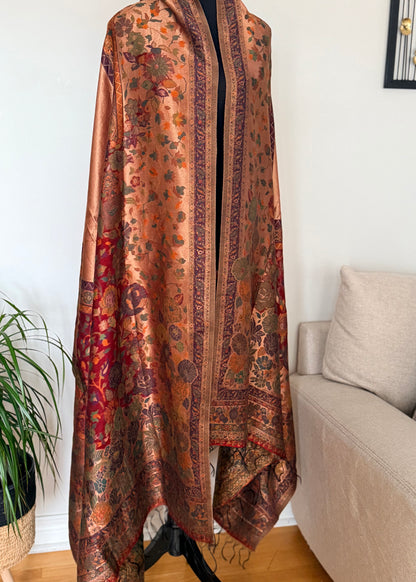 Moonlight Kani pashmina shawl