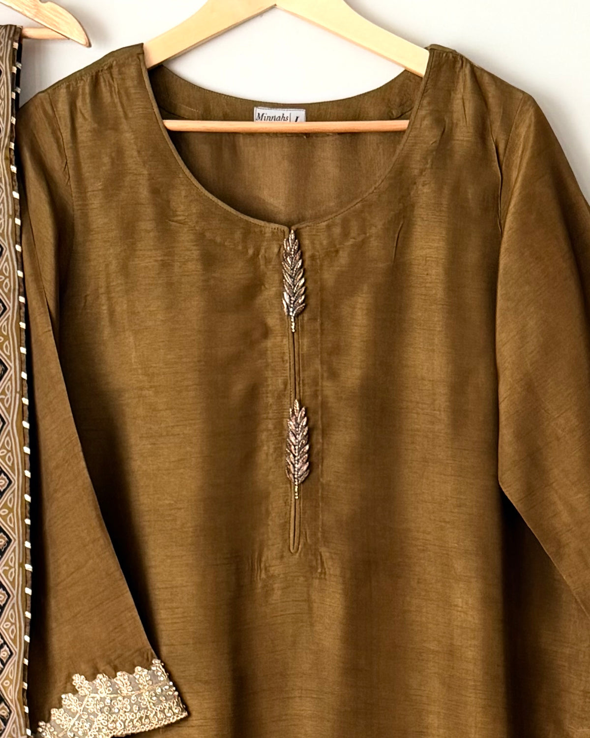 Zarqa - Korean raw silk suit