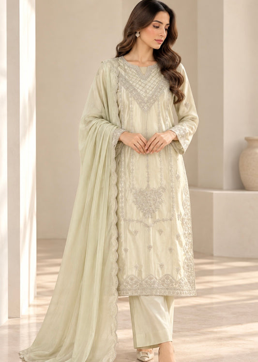 Bahar - Embroidered Sheesha silk