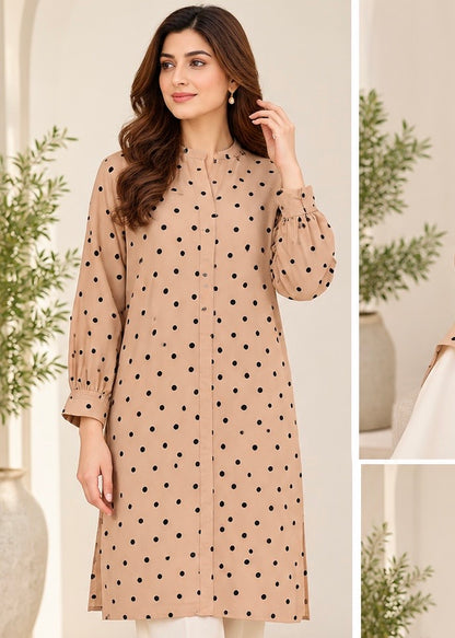 Printed georgette shirt
