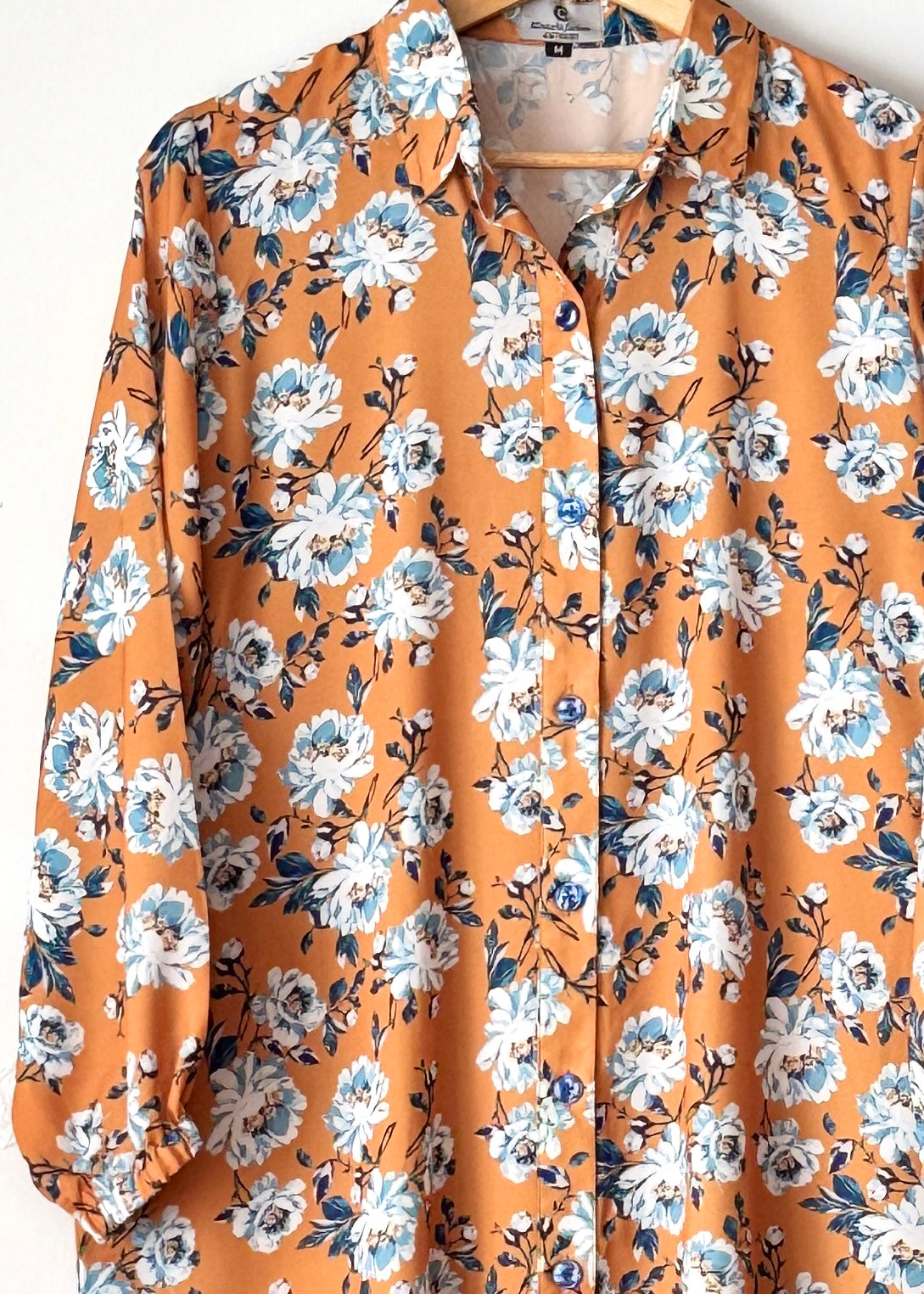 Printed georgette - long shirt