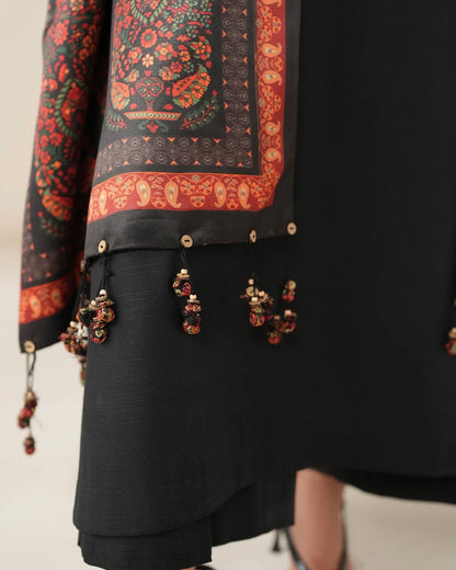 Light khaddar suit- Baroque