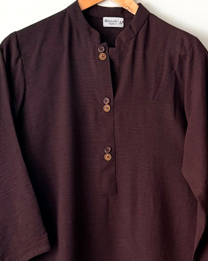 Cloud textured drape - Mocha